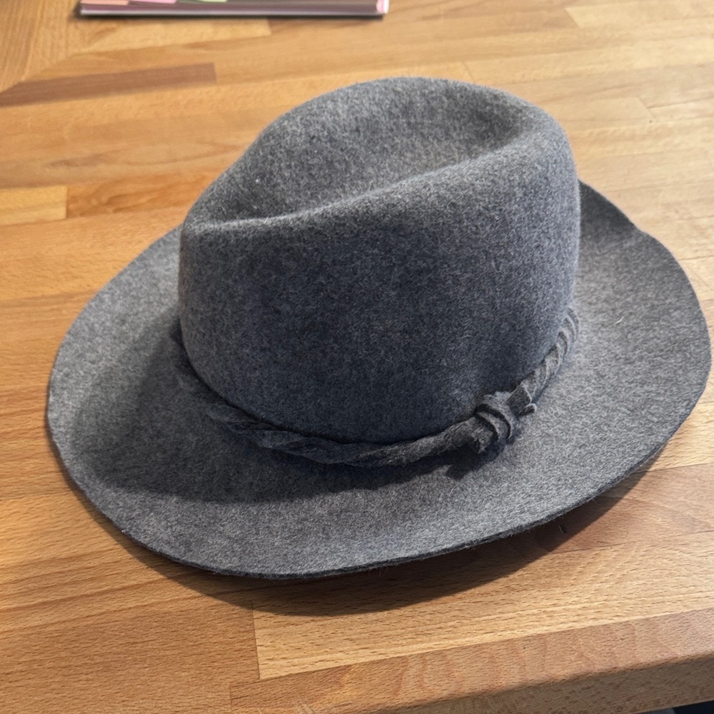 D&Y Gray Wool Fedora Hat